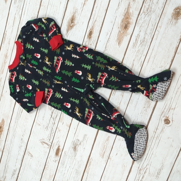 Carter's Christmas Holiday Trees on Car Footies 12M - Picture 2 of 6